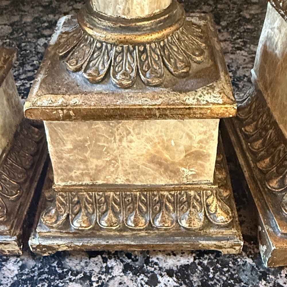 Pedestals replica of antique pedestals excellent condition never used - Picture 11 of 13